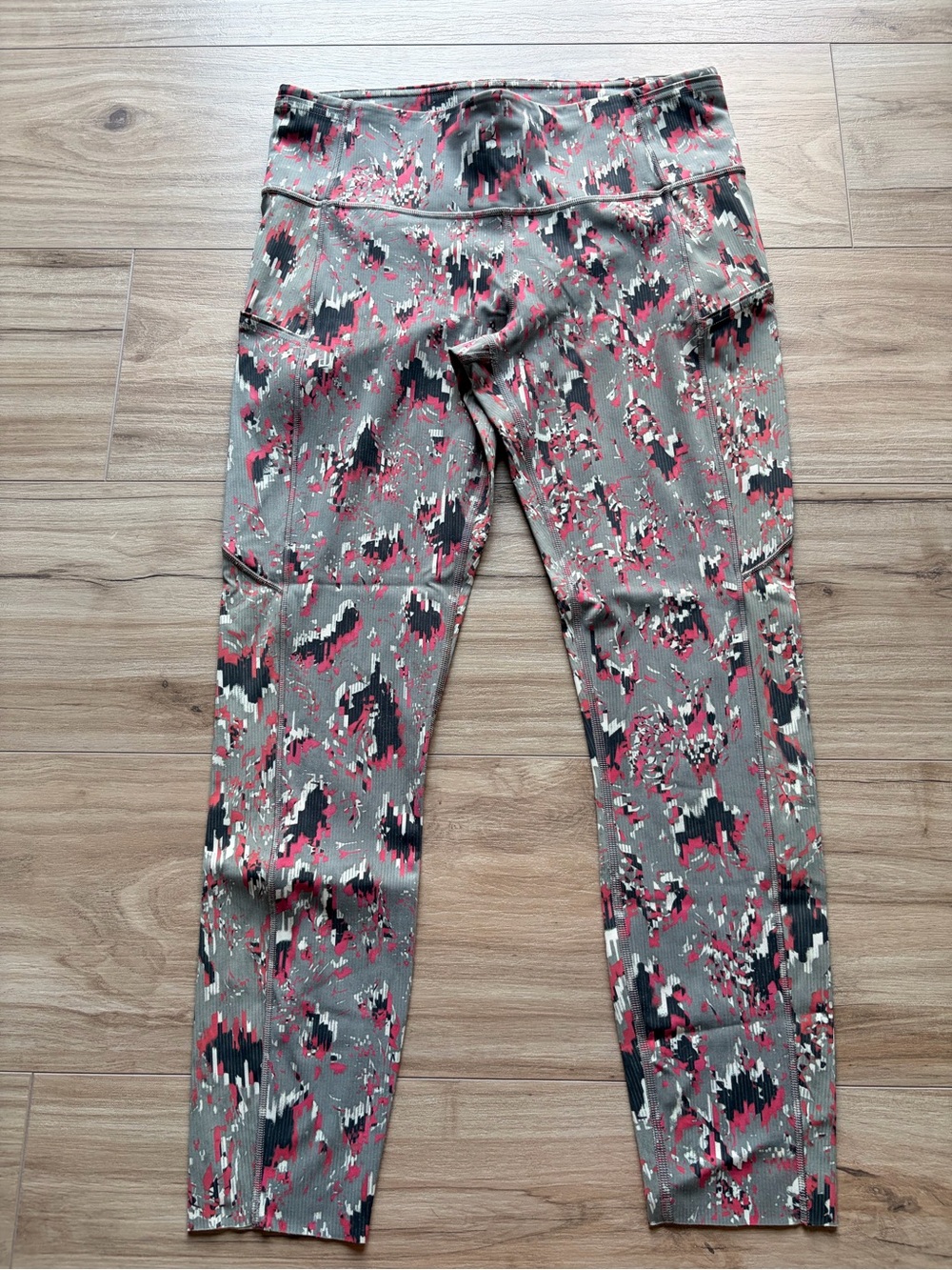 Lululemon Fast and Free High Rise Tight 25" Floral Flux Multi Size 10